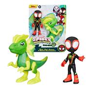 Marvel Spidey E Amici Set Dino-Webs Da 4 Pollici | Miles Morales & Electrosaurus