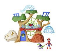 Marvel Spidey e I Suoi Fantastici Amici, La Casa sull'Albero di Spidey, playset con action figure Dino-Webs NEW