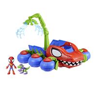 Marvel Spidey e I Suoi Fantastici Amici, Veicolo Dino-Webs, playset con vicolo Dino-Webs e supereroi