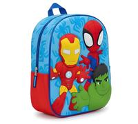 Marvel Spidey e i Suoi Fantastici Amici Zaino 3D EVA per Bambini | Zainetto Scuola con Fronte Rigido | Zaino Leggero per Asilo e Scuola dell'Infanzia | Zaino da Viaggio con Spallacci Regolabili
