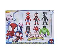HASBRO MARVEL, SPIDEY E I SUOI FANTASTICI AMICI, COLLEZIONE DI ACTION FIGURE TEAM SPIDEY E AMICI, INCLUDE 7 ACTION FIGURE, REGALO IDEALE PER BAMBINI E BAMBINE, DAI 3 ANNI IN SU