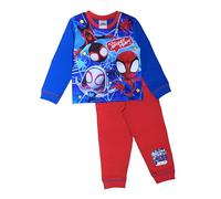 Marvel Spidey & Friends, Pigiama Spiderman per ragazzo, da 18 mesi a 5 anni., blu, 18-24 mesi