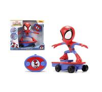 Jadatoys 9337602314R00 Spider-Man Skateboard RC Stunt 9" - Nuovo