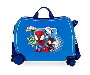 Marvel Spidey Team Up Valigia per bambini blu 50 x 39 x 20 cm Rigida ABS Chiusura a combinazione laterale 34 L 1,8 kg 4 ruote equipaggiamento a mano, blu, Valigia per bambini