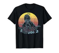 Marvel Star-Lord Guardians of Galaxy 2 Retro Maglietta, Uomo, Nero, 5XL