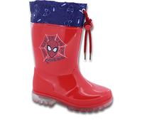 MARVEL Stivale Pioggia con LUCI, Gomma, Red, 30 EU