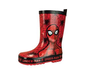 Marvel Stivali di gomma per bambini Spiderman, Colore: rosso, 35 EU