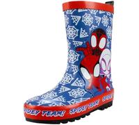 Marvel Stivali Pioggia Spiderman | Spider-Man Stivali Gomma Bambino | Spidey E I Suoi Amici Scarpe Ragazzo | Blu 24