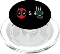 Marvel Studios Deadpool & Wolverine Mask & Claw Emoji Icons PopSockets PopGrip per MagSafe