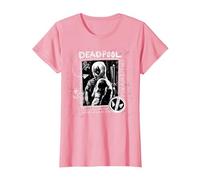 Marvel Studios Deadpool & Wolverine Maximum Effort Chalk Art Maglietta, Donna, Rosa, 3XL