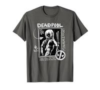Marvel Studios Deadpool & Wolverine Maximum Effort Chalk Art Maglietta, Uomo, Asfalto, 3XL