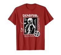 Marvel Studios Deadpool & Wolverine Maximum Effort Chalk Art Maglietta, Uomo, Mirtillo Rosso, 3XL