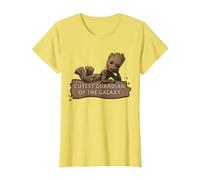 Marvel Studios’ I Am Groot Cutest Guardian of The Galaxy Maglietta, Donna, Limone, XL