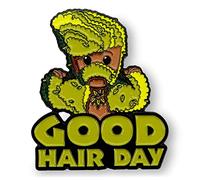 Marvel Studios I Am Groot "Good Hair Day" Spilla smaltata esclusiva | Spilla in metallo da indossare su zaini, vestiti, cappelli | Supereroi Guardiani della Galassia da collezione
