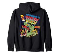 Marvel Studios Spider-Man BND Movie 2026 vs Hulk Comic Cover Felpa con Cappuccio