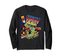 Marvel Studios Spider-Man BND Movie 2026 vs Hulk Comic Cover Maglia a Manica