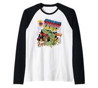 Marvel Studios Spider-Man BND Movie 2026 vs Hulk Comic Cover Maglia con Maniche Raglan