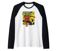 Marvel Studios Spider-Man: Brand New Day Hulk Eyes Comic Art Maglia con Maniche Raglan