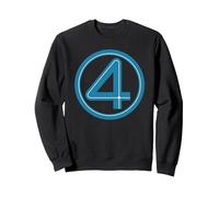 Marvel Studios The Fantastic Four: First Steps Costume Icon Felpa, Unisex per Adulti, Nero, M