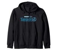 Marvel Studios The Fantastic Four: First Steps Movie Logo Felpa con Cappuccio