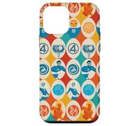 Marvel Studios The Fantastic Four: First Steps Retro Icons Custodia per iPhone 12 mini