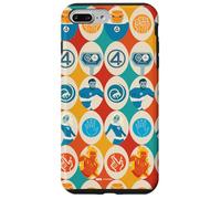 Marvel Studios The Fantastic Four: First Steps Retro Icons Custodia per iPhone 7 Plus/8 Plus