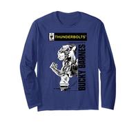 Marvel Studios Thunderbolts Bucky Barnes B&W Comic Cover #2 Maglia a Manica
