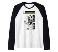 Marvel Studios Thunderbolts Bucky Barnes B&W Comic Cover #2 Maglia con Maniche Raglan