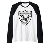 Marvel Studios Thunderbolts Soccer Club Team Logo Costume Maglia con Maniche Raglan
