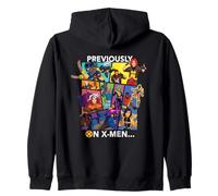 Marvel Studios X-Men '97 Season 2 Previously on X-Men Felpa con Cappuccio