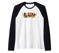 Marvel Studios X-Men '97 Season 2 Team Wasteland Collage Maglia con Maniche Raglan