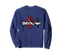 Marvel Super Heroes Amazing Spider-Man Graffiti Tag Style Felpa