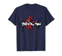 Marvel Super Heroes Amazing Spider-Man Graffiti Tag Style Maglietta