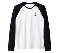 Marvel Super Heroes Avengers Captain Marvel Pocket Art Maglia con Maniche Raglan