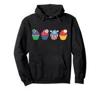 Marvel Super Heroes Avengers Cupcakes Birthday Party Gift Felpa con Cappuccio