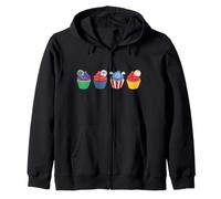 Marvel Super Heroes Avengers Cupcakes Birthday Party Gift Felpa con Cappuccio