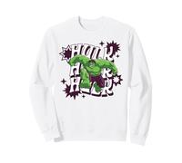 Marvel Super Heroes Avengers Hulk Groovy Wavy Name Felpa