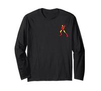 Marvel Super Heroes Avengers Iron Man Pocket Art Maglia a Manica