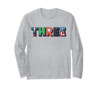 Marvel Super Heroes Avengers Numbers 3 Third 3rd Birthday Maglia a Manica
