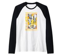 Marvel Super Heroes Avengers SD Heroes Chibi Japan Manga Maglia con Maniche Raglan
