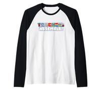 Marvel Super Heroes Avengers Teachers Assemble! Teacher Team Maglia con Maniche Raglan