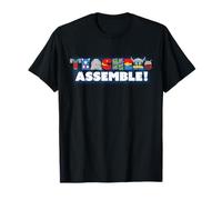 Marvel Super Heroes Avengers Teachers Assemble! Teacher Team Maglietta