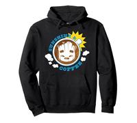 Marvel Super Heroes Baby Groot Sunshine & Coffee Mug Felpa con Cappuccio