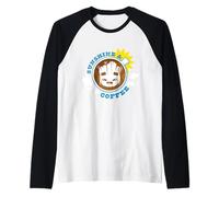 Marvel Super Heroes Baby Groot Sunshine & Coffee Mug Maglia con Maniche Raglan