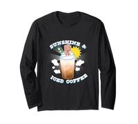 Marvel Super Heroes Baby Groot Sunshine & Iced Coffee Cup Maglia a Manica