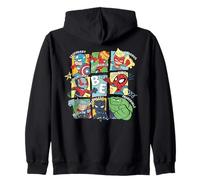Marvel Super Heroes Be Amazing Incredible Fearless Mighty Felpa con Cappuccio