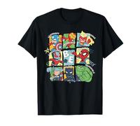Marvel Super Heroes Be Amazing Incredible Fearless Mighty Maglietta