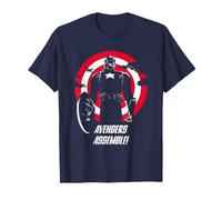 Marvel Super Heroes Captain America Avengers Assemble! Quote Maglietta