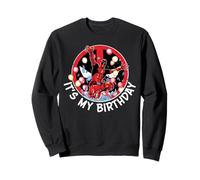 Marvel Super Heroes Deadpool It's My Birthday Party Crash Felpa