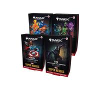 Marvel Super Heroes - Deck Set Commander - 4 Decks MTG ITA